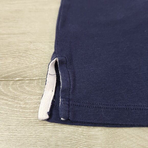 Talbots 100% Pima Cotton Navy Scoop Neck 3/4 Sleeve Tee Women's Size M - Picture 9 of 11